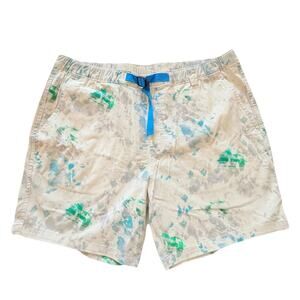 Sun + Stone Mens Shorts Tie Dye Splatter Print Chino Sz XL 38